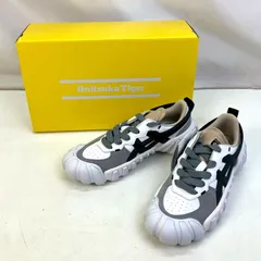 01w-5812 オニツカタイガー ONITSUKA TIGER  DENTIGRE LS デンティグレ LS 1183B421 ホワイト グラファイトグレー 27.5cm メンズ 箱/タグ付き  スニーカー  【中古品】