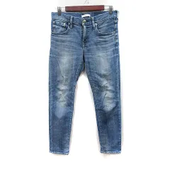 レッドカード RED CARD スキニーパンツ デニム ジーンズ ダメージ加工 24 紺 ネイビー /YI