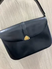 クラシック ショルダーバッグ ランバン ブラック 汚れ スレ 剥がれあり