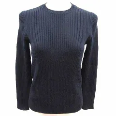 ユナイテッドアローズ UNITED ARROWS ニット セーター 長袖 ウール 紺 ネイビー /YK