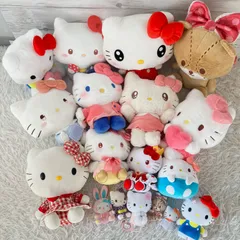 Sanrio サンリオ ハローキティ ぬいぐるみ 大量まとめ売り 18点セット キティちゃん キティ  タグあり多数 18