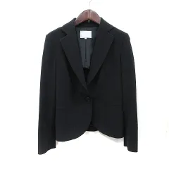 23区 オンワード樫山 テーラードジャケット 背抜き 36 S 黒 ブラック /YI