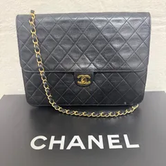 CHANEL シャネル チェーンショルダーバッグ マトラッセ ラムスキン ブラック 黒 プッシュロック ヴィンテージ  ワンショルダー レディース