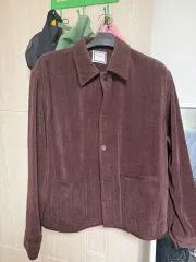 WOOYOUNGMI ウーヨンミ 25fw クロシェ シャツ バーガンディ 出品