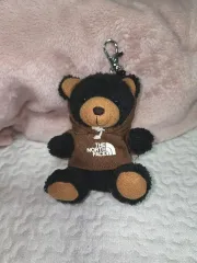 THE NORTH FACE ザノースフェイス クマ キーホルダー ブラウン フーディー
