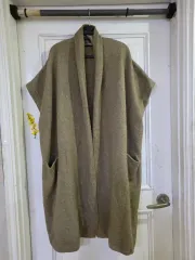 ZARA ベージュ ラグジュアリー オーバーサイズ ニットカーディガン 状態良好 バスト80