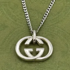 ⭐️最安値⭐️GUCCI ネックレス925 グッチ インターロッキングG 袋付き imgrc0093835206.jpg