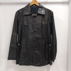 90s GAULTIER ゴルチェオム 羊革 ラムレザー テーラードジャケット