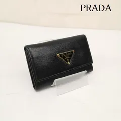 プラダ 三角 プレート ゴールド 金具 6連 キーケース メンズ - ISItems【USED】【古着】【中古】50149723