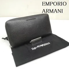 未使用品✨EMPORIO ARMANI レザー ロングウォレット ブラック 2025年最新】EMPORIO ARMANI メンズ 長財布の人気アイテム - メルカリ