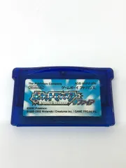 ＧＢＡ　ポケットモンスター サファイア 電池切れ→時計設定不可ソフトのみ 初期動作確認ＯＫ