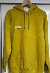 アンダースンベル オーバーサイズ 起毛 フーディー(Tシャツ) マスタード カラー XL