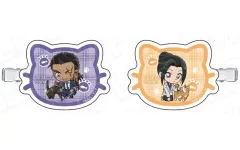 【新品】アクセサリー(非金属) 大和敢助＆上原由衣(デフォルメねこ ver.4) アクリルヘアクリップ 「名探偵コナン」