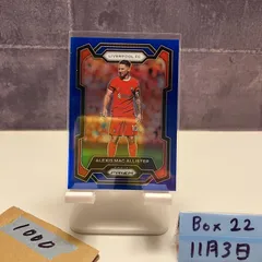 2023-24 Panini Prizm Premier League  Alexis Mac Allister 201/299 LIVERPOOL FC Blue カード