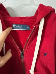 POLO RALPH LAUREN ポロラルフローレン 100 フード ジップアップ 韓国国内店舗購入 ヘビーコットン リバースウィーブ 斗山 正規品