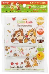 スケーター (skater) 洗える 12層構造 ガーゼ マスク 3-10才 子供用 3枚入 抗菌 防臭 チップ&デール ディズニー 12×9cm MSKG1 