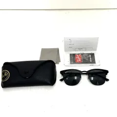 06w15845 レイバン Ray-Ban   クラブマスター RB3716　定価30,800円  ブラック　 サングラス  【中古品】