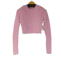 ザラ ZARA クロップド シャギーニット レディース import：S 