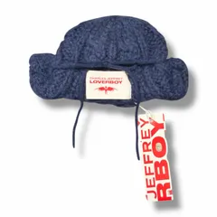 参考上代36300円 未使用 CHARLES JEFFREY LOVERBOY Chunky Aviator HAT チャンキーアビエータービーニー ニット帽 チャールズ ジェフリー ラバーボーイ ネイビー O/S （4689M） 参考上代36300円 未使用 CHARLES JEFFREY LOVERBOY Chunky Aviator HAT
