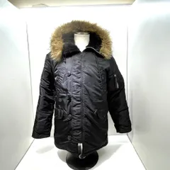 06w15852 アルファ  ALPHA INDUSTRIES × INDEPENDENT　N-3B　フライトジャケット　ブラック  ナイロンジャケット