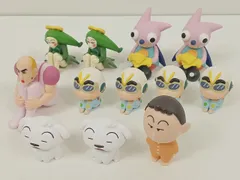 クレヨンしんちゃん まちぼうけ6 ミニフィギュア トッペマ・マペット/シロ/しんちゃん/ボーちゃん/ヘンダーくん/マカオ  12体 まとめ売り 中古 [MB-6434]
