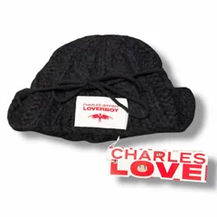 未使用 CHARLES JEFFREY LOVERBOY Chunky Aviator beanie チャンキー