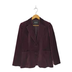 ハナエモリ HANAE MORI Deux ベロア2Bテーラードジャケット レディース  40のサムネイル