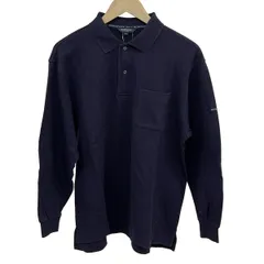BURBERRYGOLF(バーバリーゴルフ) 長袖ポロシャツ サイズL メンズ美品  ダークネイビー