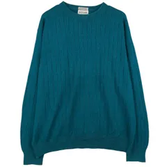 古着 ピエールカルダン Pierre Cardin ストライプ柄 カシミア混 コットンニットセーター メンズL相当/eaa604444のサムネイル