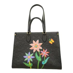 【5pd6542】ルイヴィトン トートバッグ モノグラム・アンプラント オンザゴーMM M46416 ノワール 2wayバッグ【中古】レディース