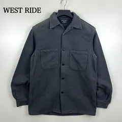 WEST RIDE heavy weight herringbone L/S shirts M ウエストライド ヘビーウェイト ヘリンボーン 長袖 ボタンシャツ アメカジ レプリカ 日本製のサムネイル