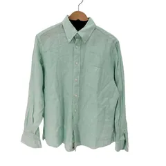 ブルックスブラザーズ BROOKS BROTHERS REGENT FIT リネン100 ボタンダウンシャツ メンズ import：L 