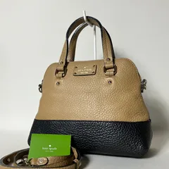 2512-23｜美品｜ケイトスペード 2WAYハンドバッグ レザー バイカラー