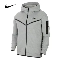 ナイキ テック フリース フーディー ジップアップ グレー (新品)