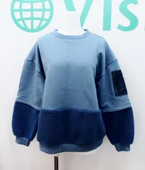 【198540】FRAPBOIS フラボア  エムワンスウェット デザイントレーナー  1 B1514RUT211 ブルー