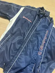 チャンピオン ネイビー ウィンドブレーカー ジャケット