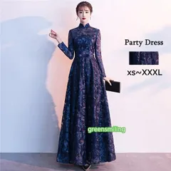 ハイネック 演奏会 他と被らない ロングドレス 大きいサイズ かわいい パーティードレス