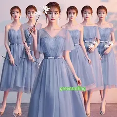 パーティードレス ミモレ丈ドレス 結婚式 ドレス ワンピース 二次会 フォーマルドレス レディース