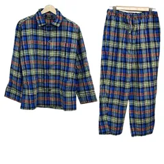 POLObyRalphLauren(ポロラルフローレン) メンズセットアップ メンズ美品  - ブルー×イエロー×マルチ チェック柄