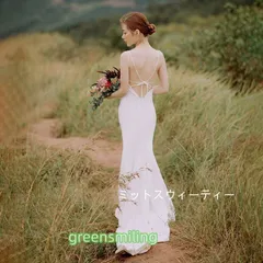 ウェディングドレス 二次会 ウエディングドレス 花嫁ドレス バックレス パーティードレス 背中開き 前撮り 披露宴 挙式 結婚式