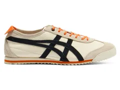 新品未使用 Onitsuka Tiger MEXICO 66 SD アイボリー×オレンジ メンズ レディース レザー 軽量 ローカット スタイリッシュ スニーカー