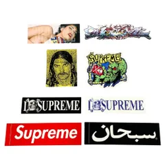 SUPREME シュプリーム ステッカー 8枚セット Arabic Box Sticker アラビック ボックス マルチカラー 正規品 / 40811