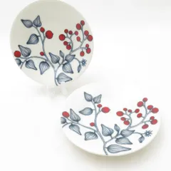 アラビア ルノ 2枚 25㎝ フロストベリー Arabia Runo Runo (ルノ) | オーバルプレート25cm | Arabia (アラビア)