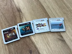 ★4個セット　3DS モンスターハンター　クロスンスターハンター4 　モンスターハンター3G　マリオカート7　パズドラZ
