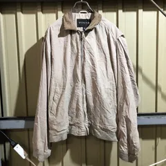 1346 Towne by London Fog ブルゾン ベージュ XL  タウンバイロンドンフォグ ナイロンジャケット フルジップ 古着卸 アメリカ仕入