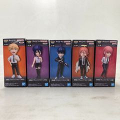 02w21979 극장판 첸소만 레제편 월드 컬렉터블 피규어 vol.1 전 5종 세트 덴지/레제/하야카와 아키/천사의 악마/마키마 *미개봉품[중고품]