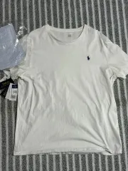 ポロラルフローレン l 百貨店購入 白 半袖 Tシャツ L