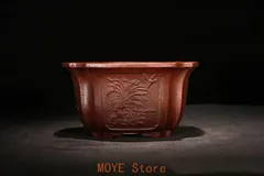 ♦紫砂 紫泥 盆栽鉢 美術品？志那鉢 中国鉢 コレクション骨董品アンティーク ♢紫砂 紫泥 盆栽鉢 美術品 ？志那鉢 中国鉢 コレクション 骨董品
