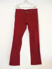 【217935】BURBERRY BLACK LABEL バーバリーブラックレーベル  カラーデニム　チノパン メンズ  82 レッド