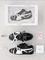 【25秋冬新作】PUMA × ROSE スピードキャット プレミアム レディース スニーカー 404391 | ロゼ コラボ | 韓国風 厚底シューズ | K-POP 推し活 ギフトにも最適【正規品】